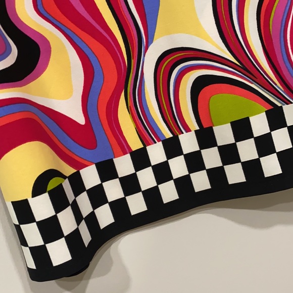 Tiana B. Mod Print Polyester dress size large - Picture 4 of 6